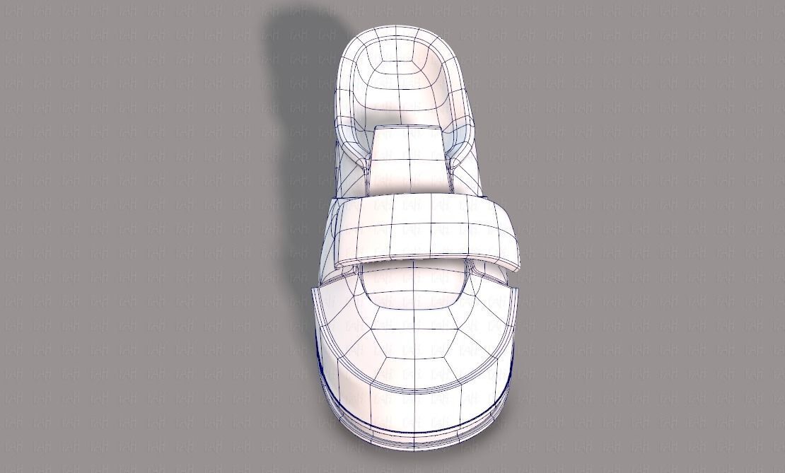 Shoes cartoonV40 Low-poly 3D model_25