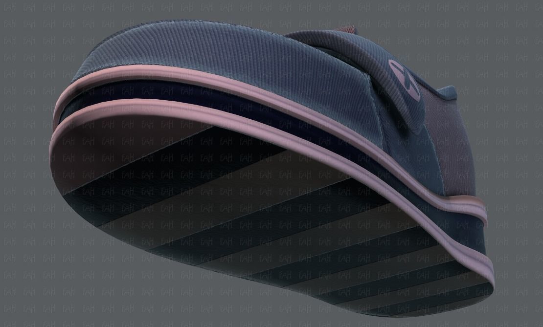 Shoes cartoonV40 Low-poly 3D model_39