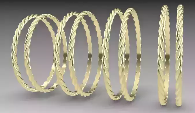 Rope ring model part