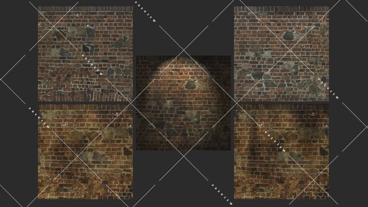 Texture Pack Seamless Grungy Brick Vol 01 Texture_2