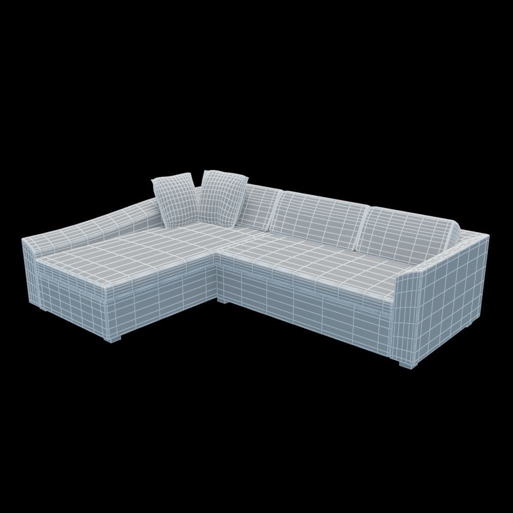 Sofa sectional Free 3D model_11