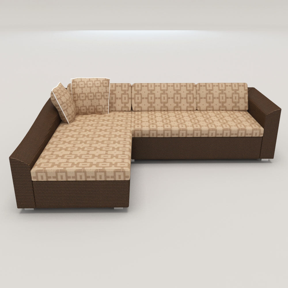Sofa sectional Free 3D model_10