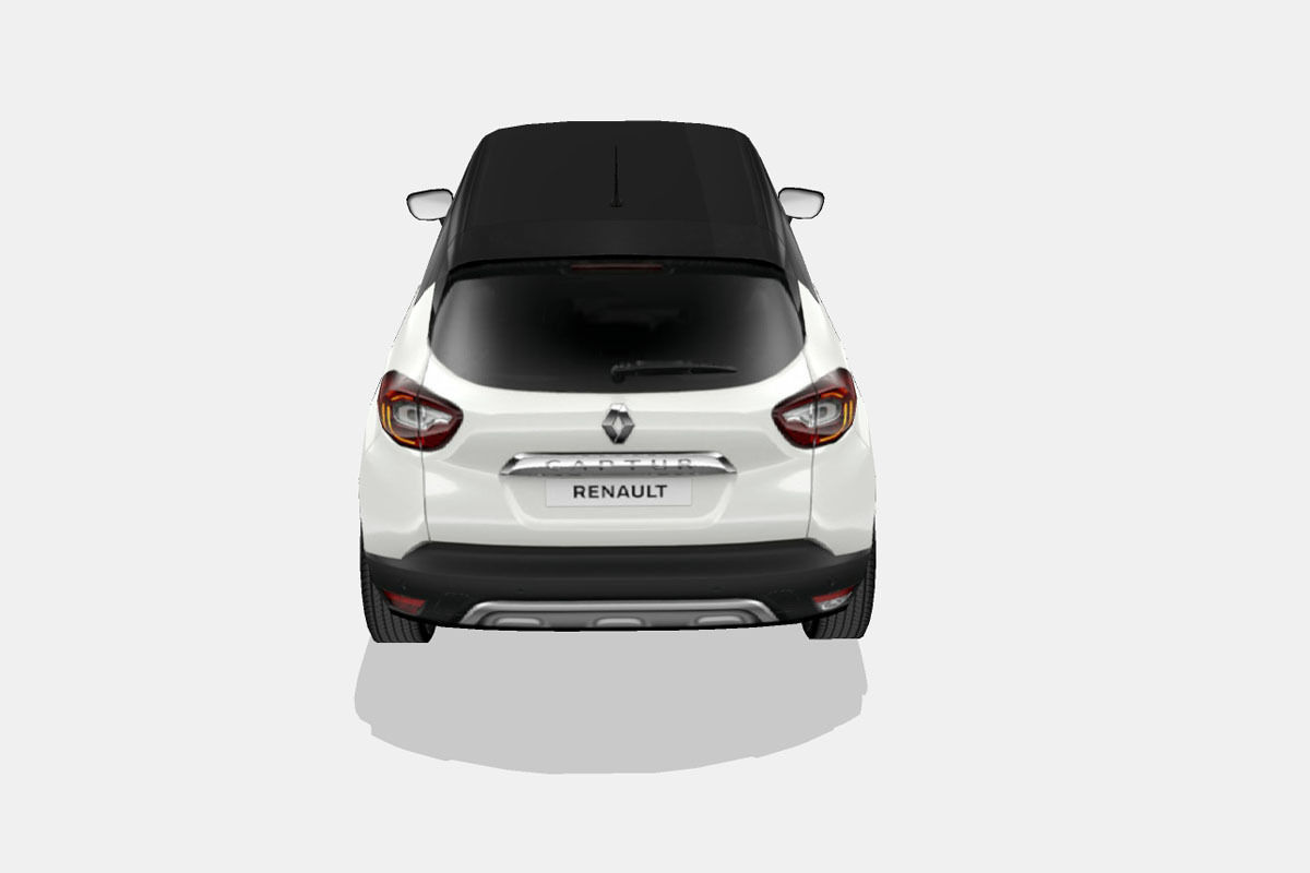 Renault Captur 2018 Low-poly 3D model_9