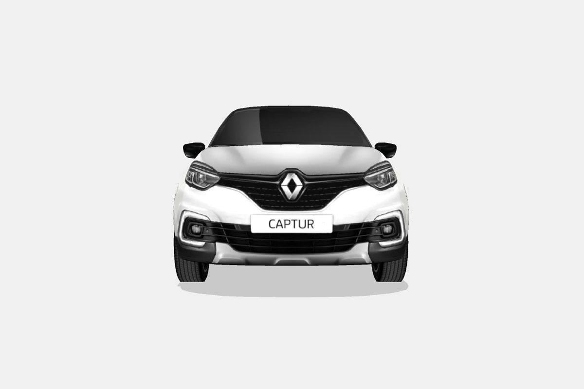 Renault Captur 2018 Low-poly 3D model_3