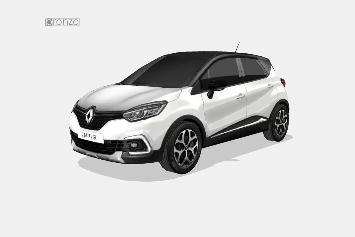 Renault Captur 2018 Low-poly 3D model_0