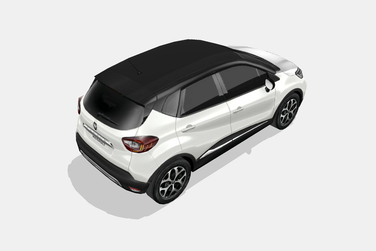 Renault Captur 2018 Low-poly 3D model_12