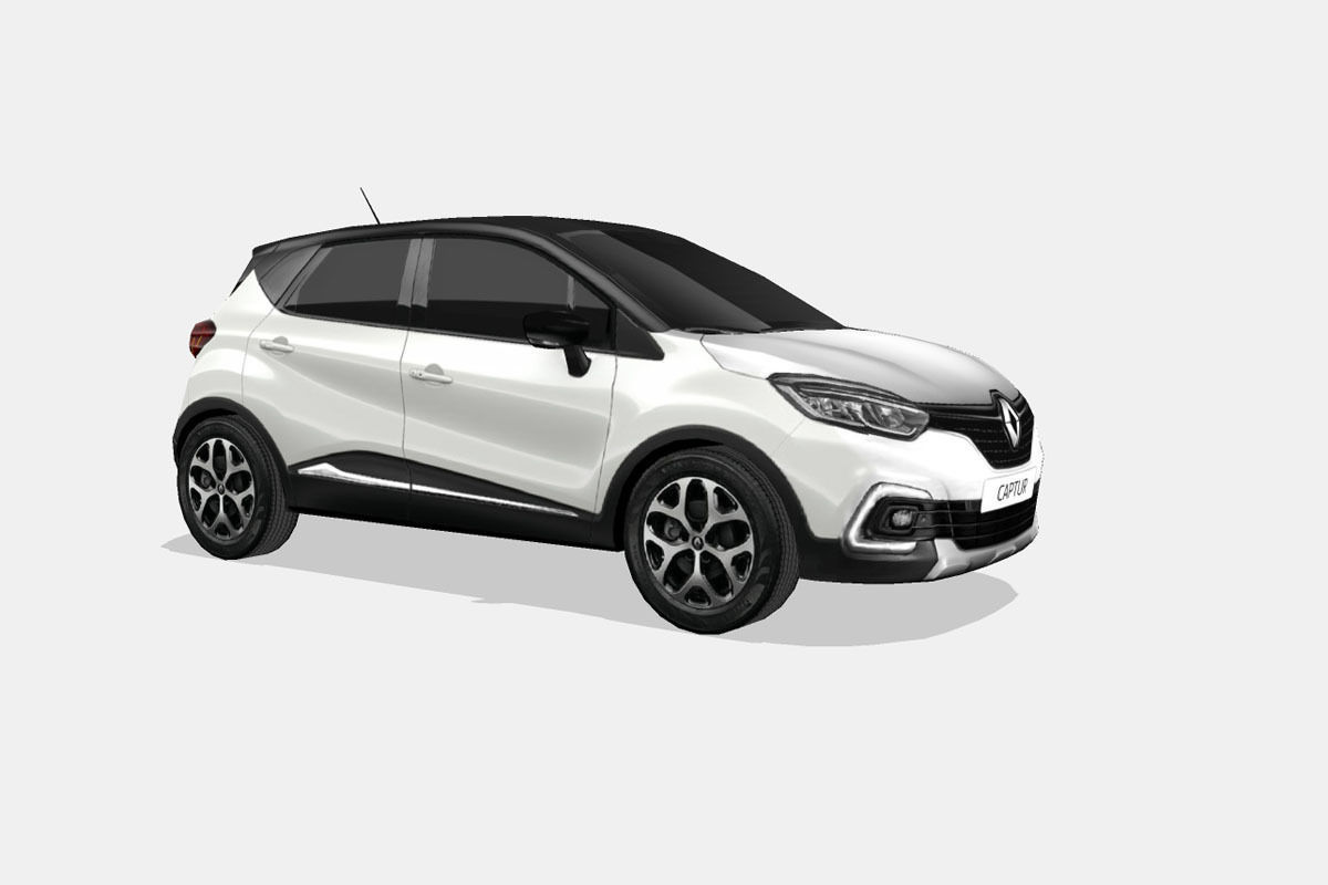 Renault Captur 2018 Low-poly 3D model_15
