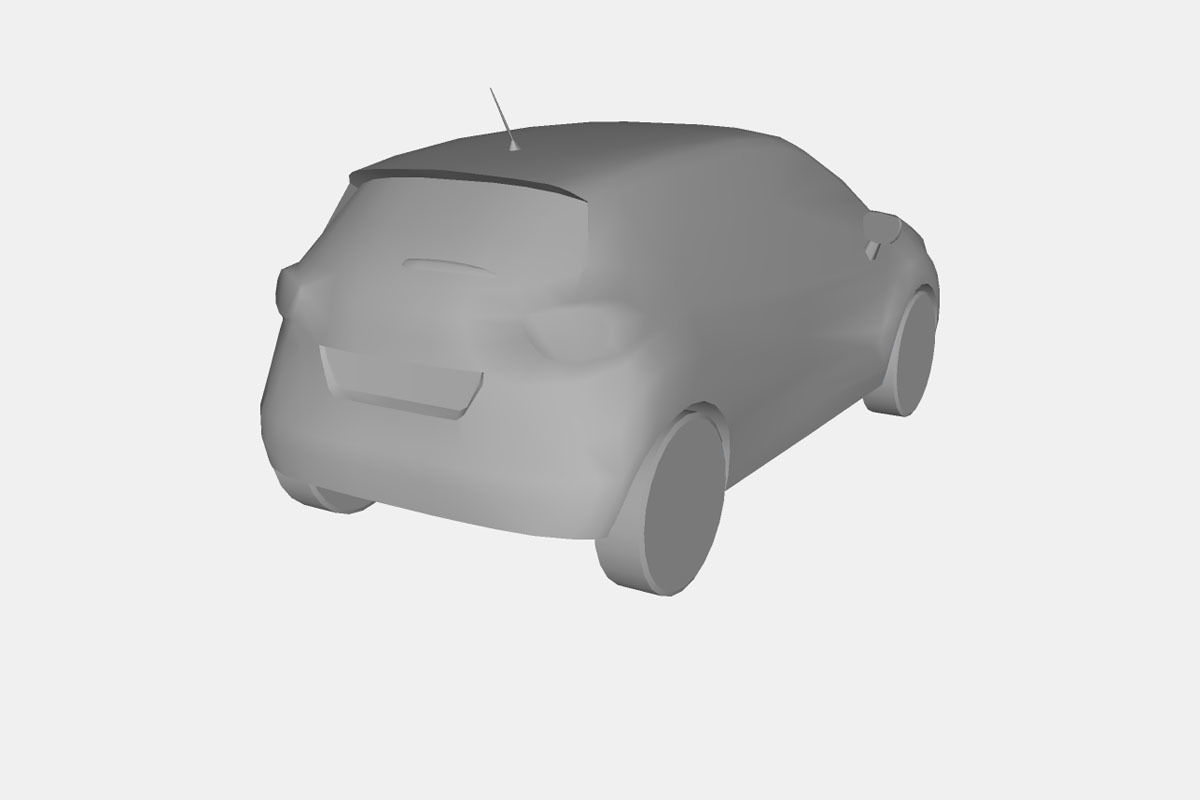 Renault Captur 2018 Low-poly 3D model_21