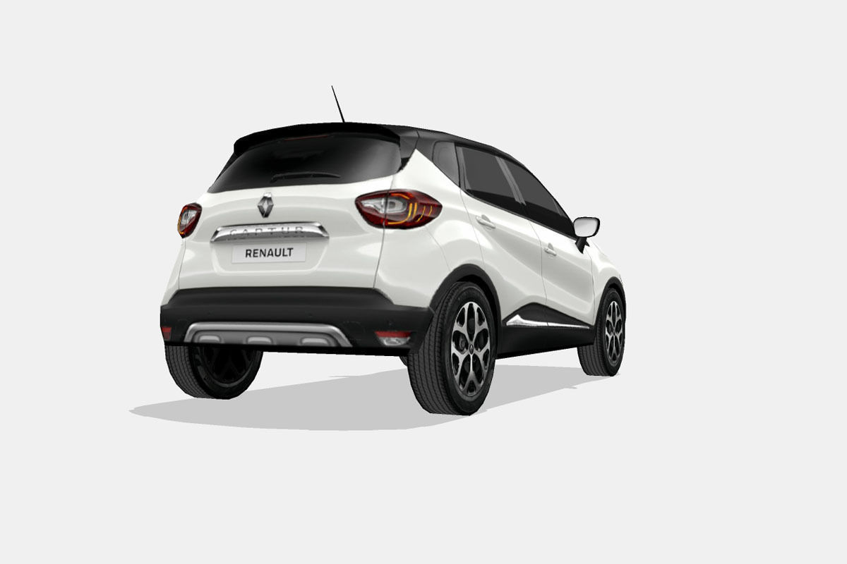 Renault Captur 2018 Low-poly 3D model_11