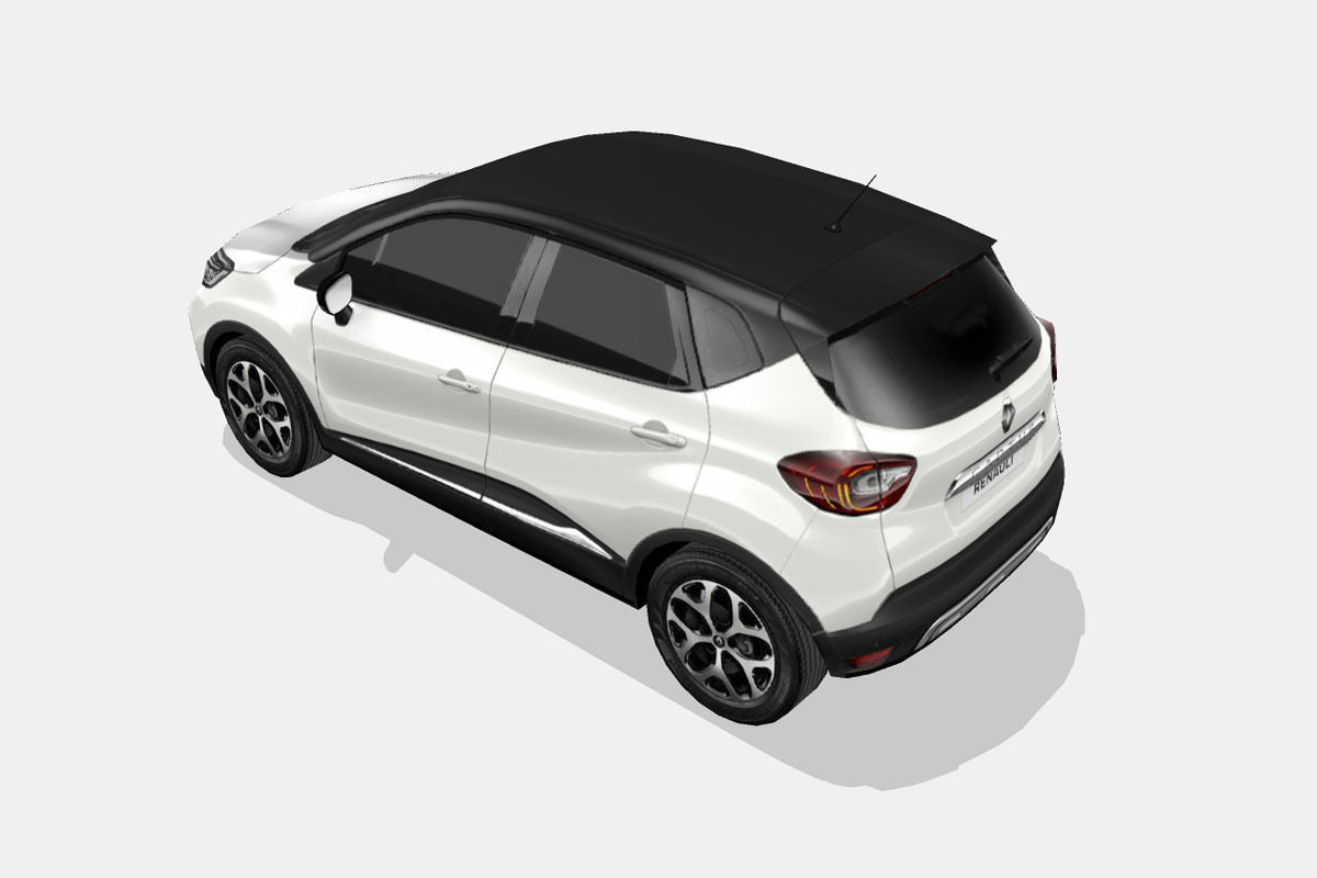 Renault Captur 2018 Low-poly 3D model_7