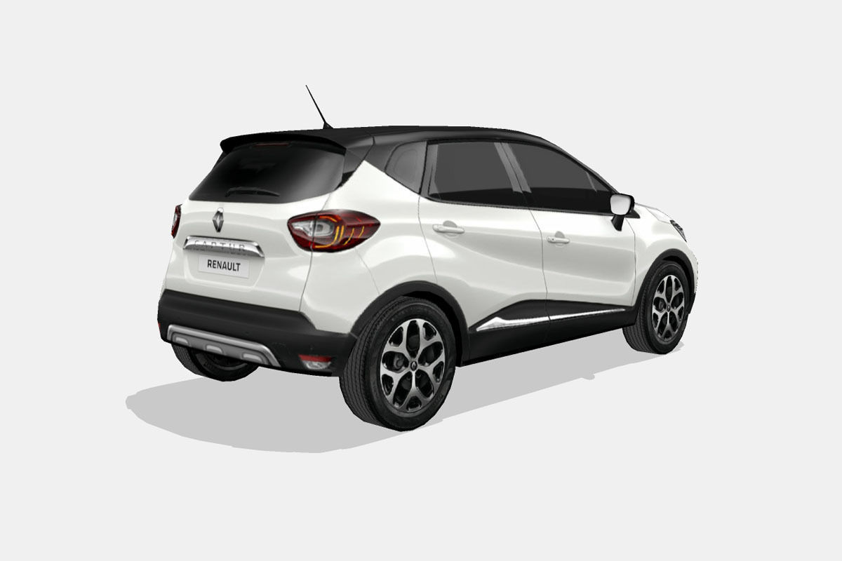 Renault Captur 2018 Low-poly 3D model_2