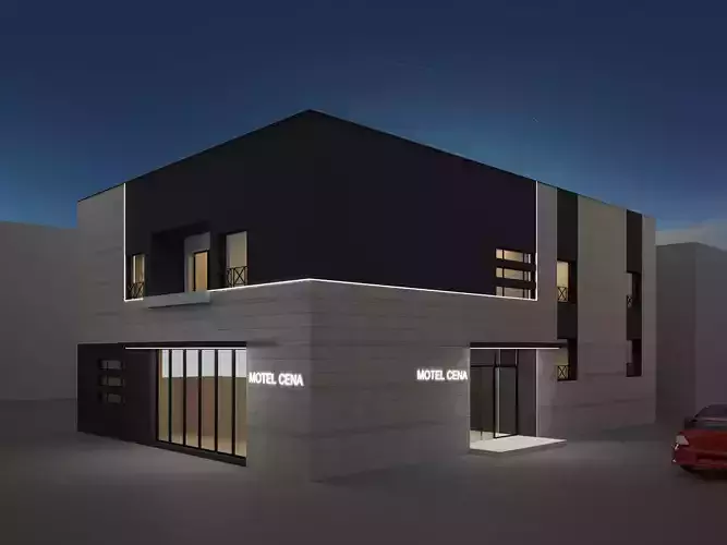 Motel 3D building 