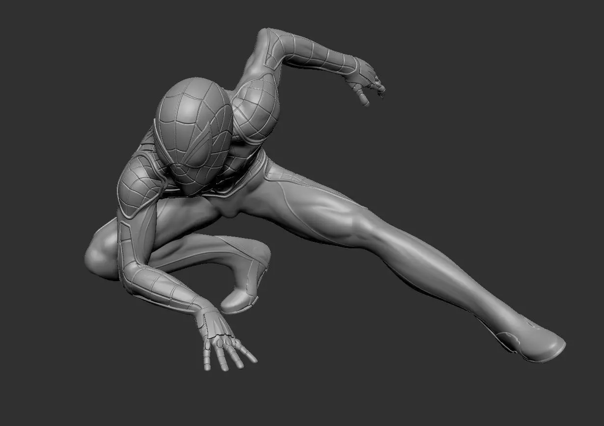 Spiderman Figurine  3D print model_0