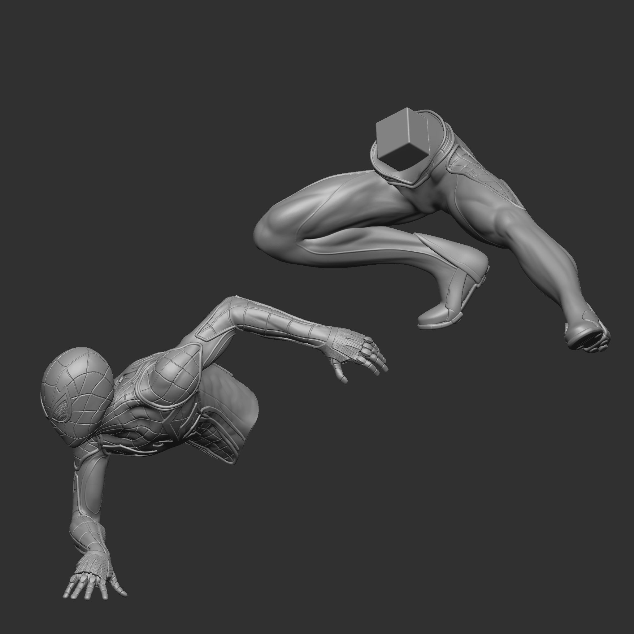 Spiderman Figurine  3D print model_5