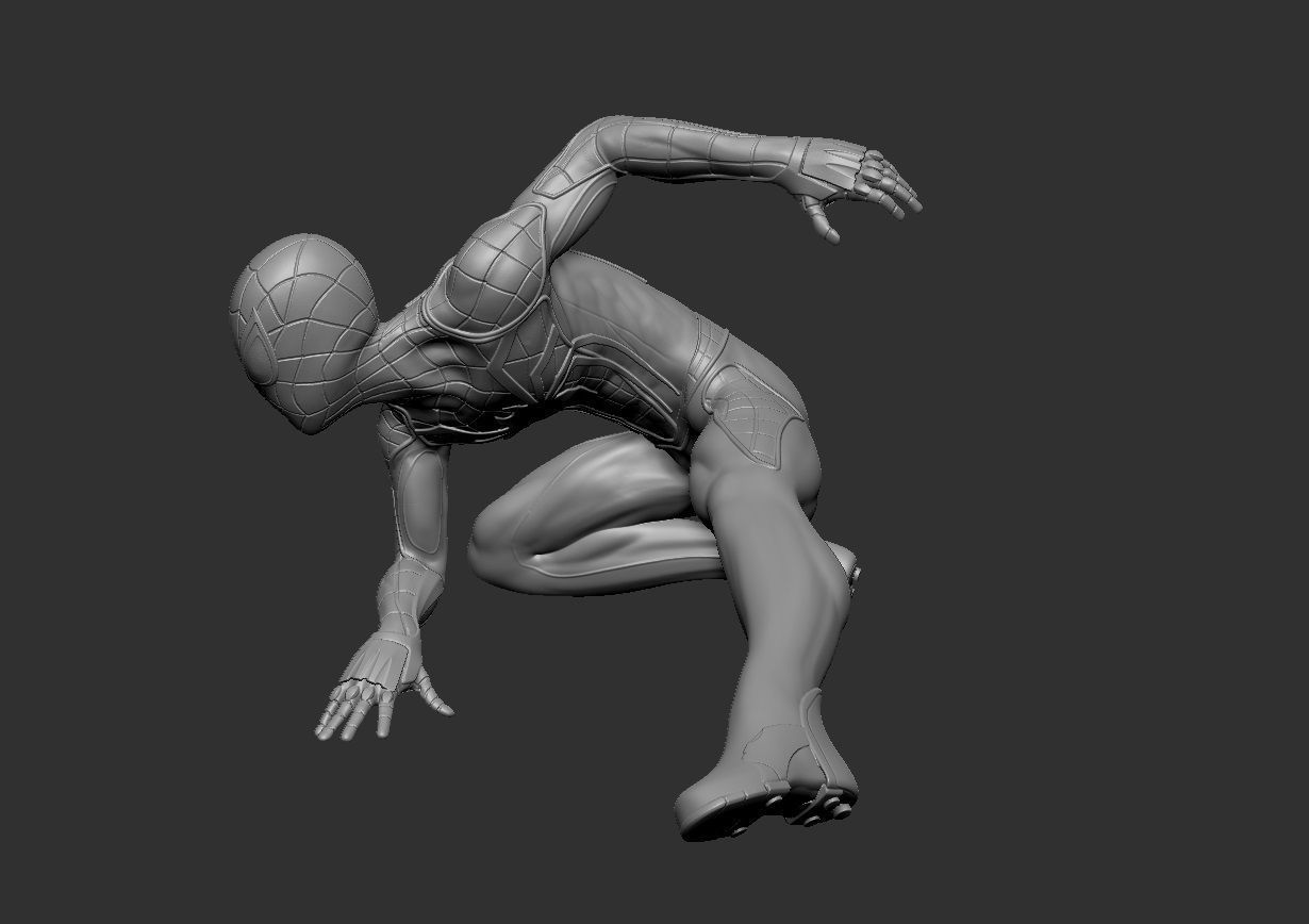 Spiderman Figurine  3D print model_2