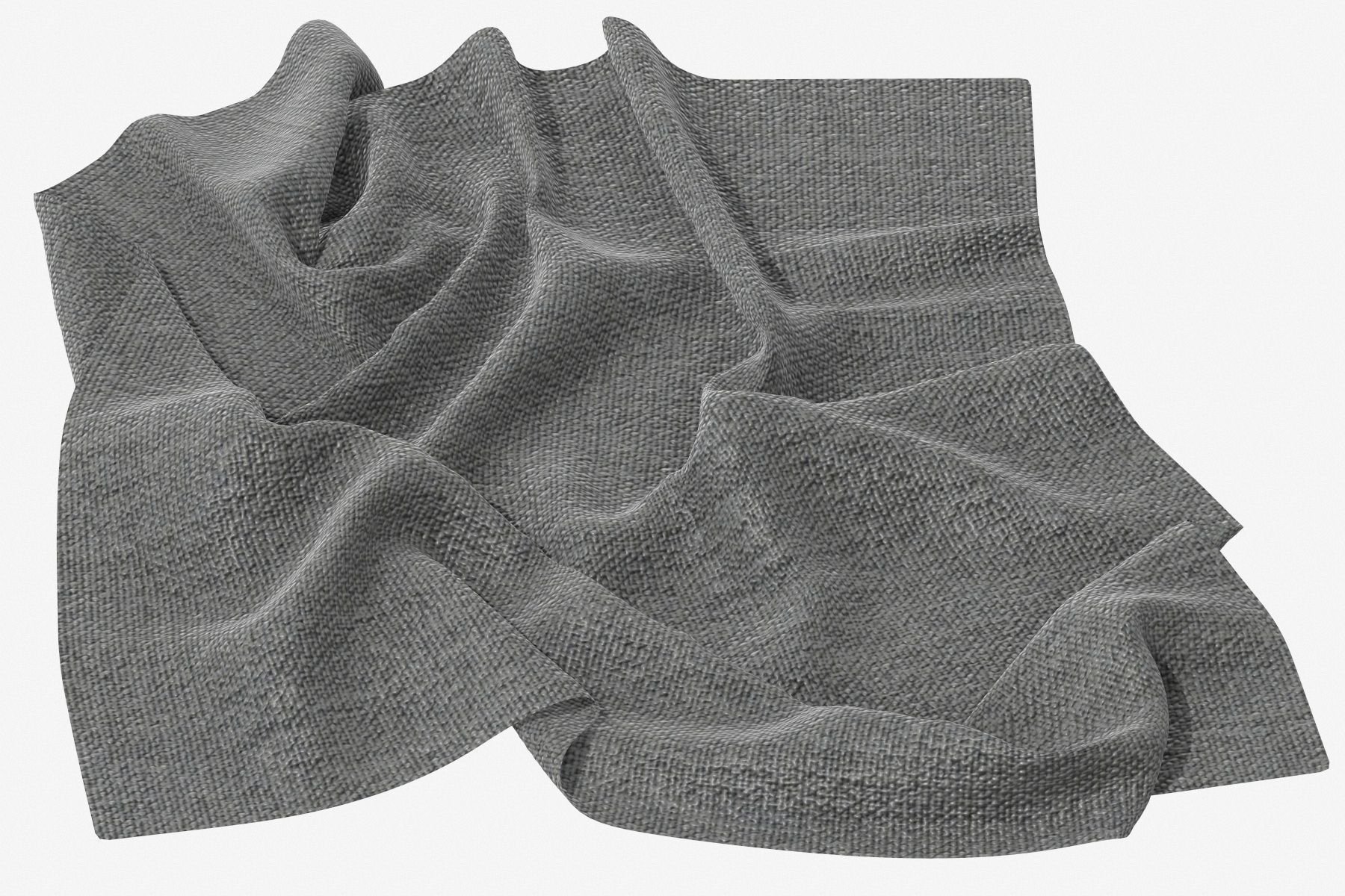 Fabric Set V2 Low-poly 3D model_5