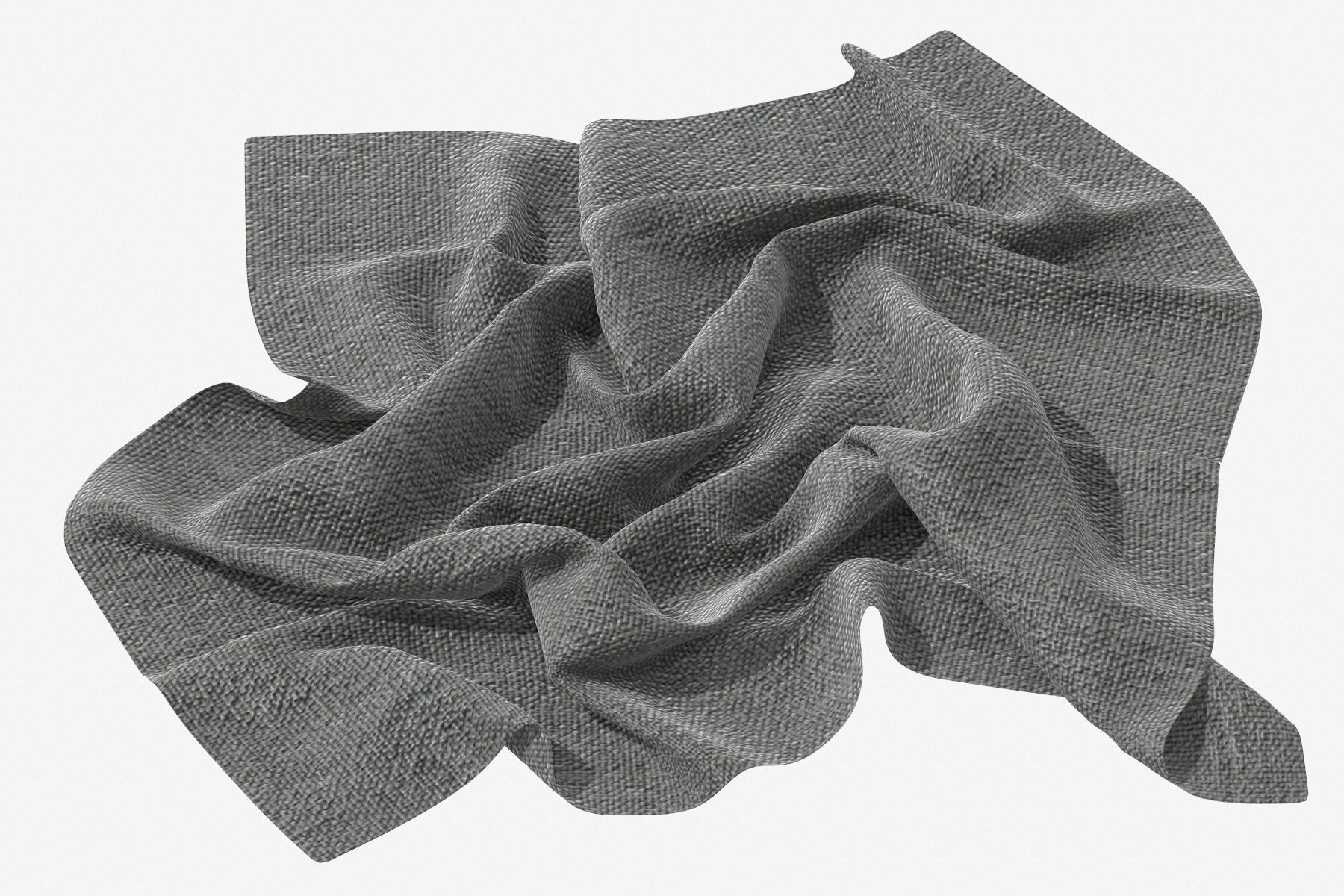 Fabric Set V2 Low-poly 3D model_2