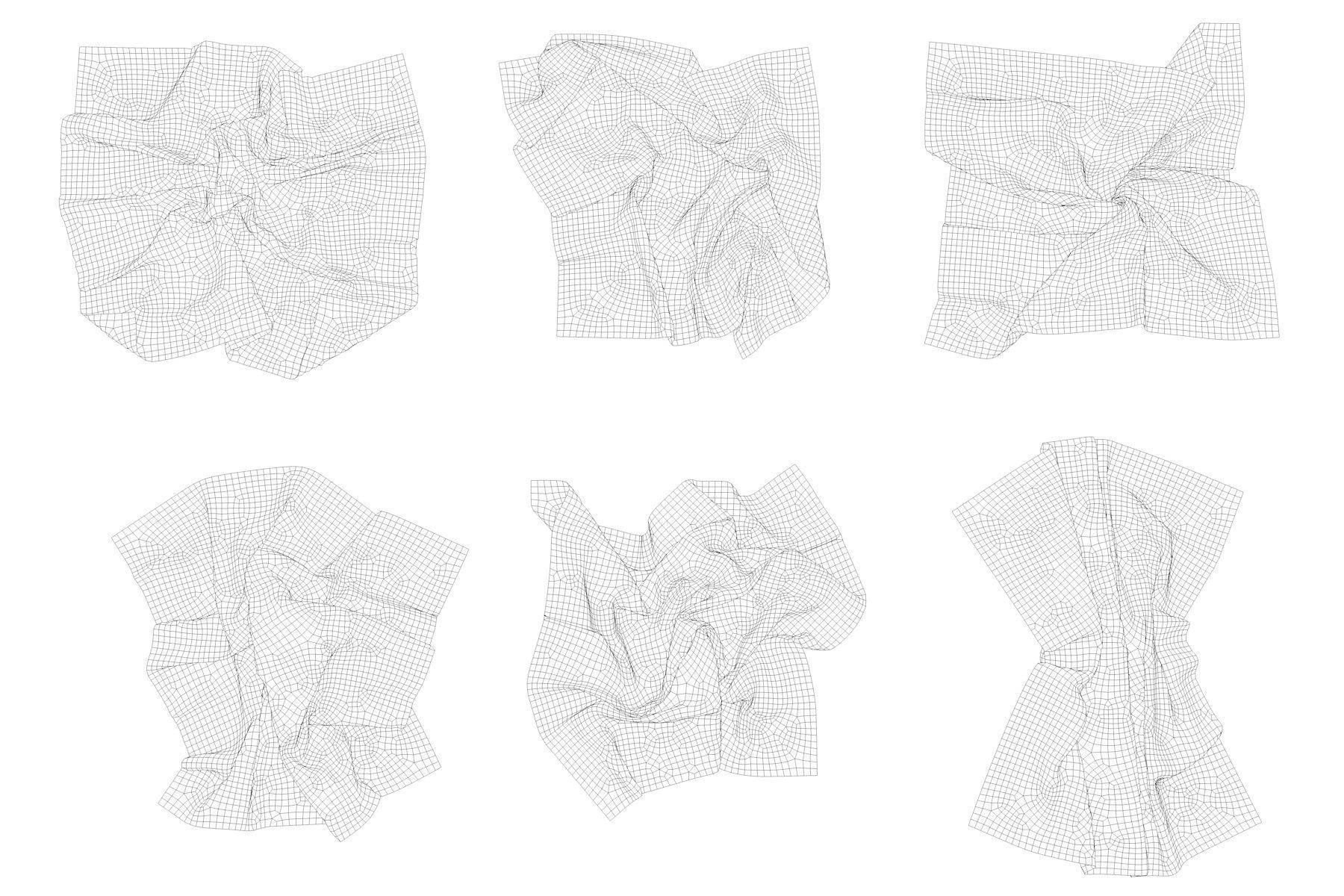 Fabric Set V2 Low-poly 3D model_14