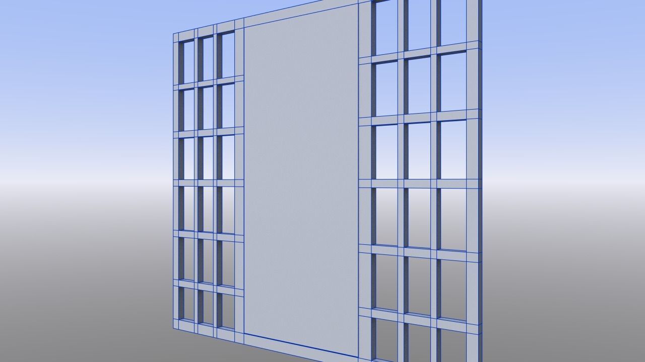 Medieval Dungeon Door Five Pack Low-poly 3D model_20