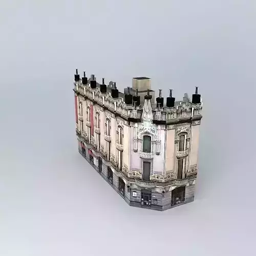 Headquarters lego building 3D model