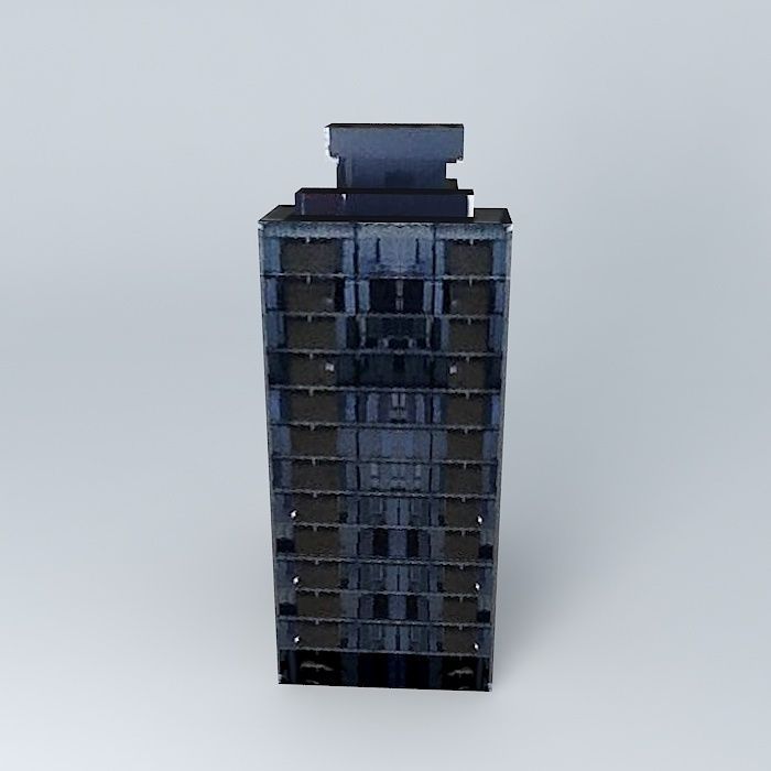 Building Av Del Huerto 1105 Block 2 Free 3D model_2