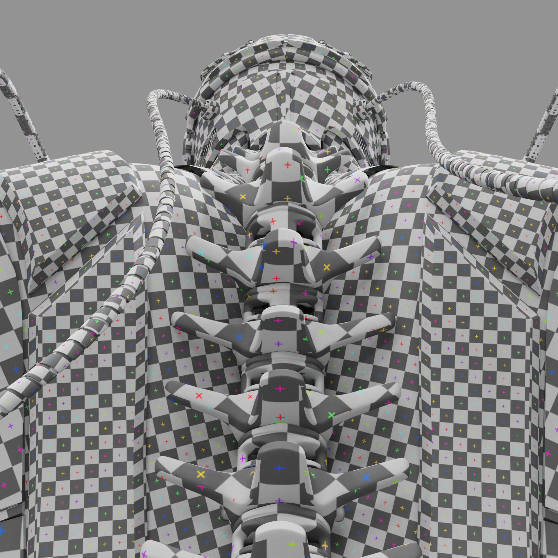 Sci Fi - Character 01 - Bust 3D model_8