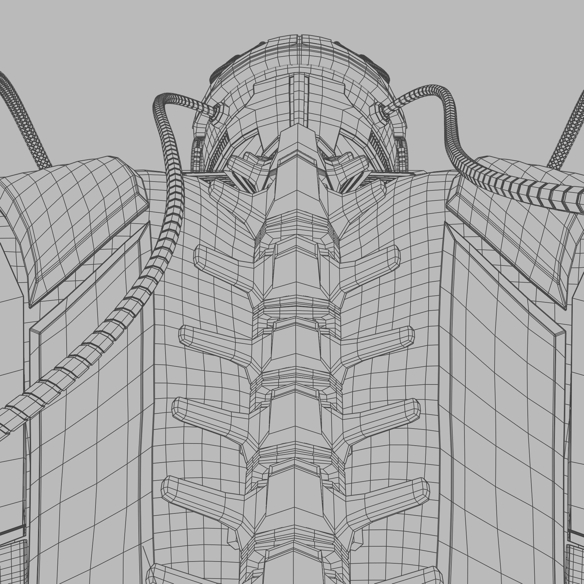 Sci Fi - Character 01 - Bust 3D model_11