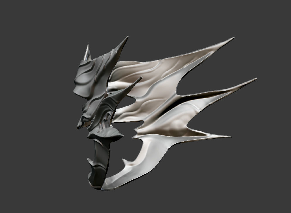 King Orm Aquaman Mask - DC Comics Cosplay 3D print model_3