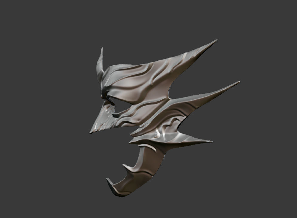 King Orm Aquaman Mask - DC Comics Cosplay 3D print model_2