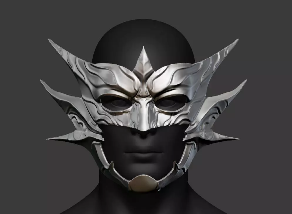 King Orm Aquaman Mask - DC Comics Cosplay 3D print model_0