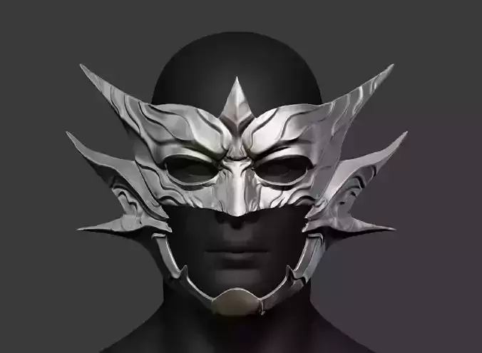 King Orm Aquaman Mask - DC Comics Cosplay  3D print model