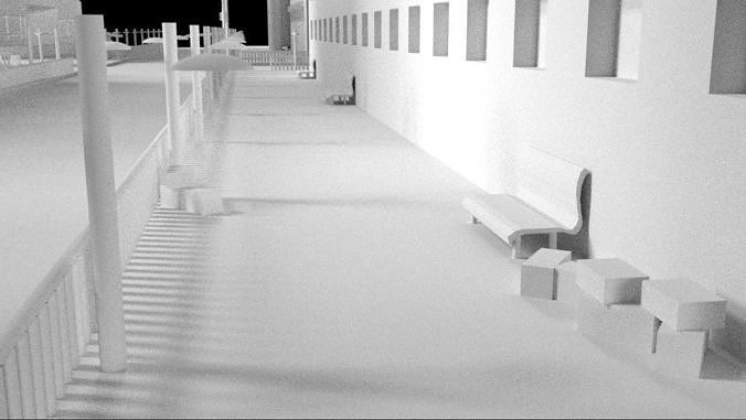 street and city model  3D model