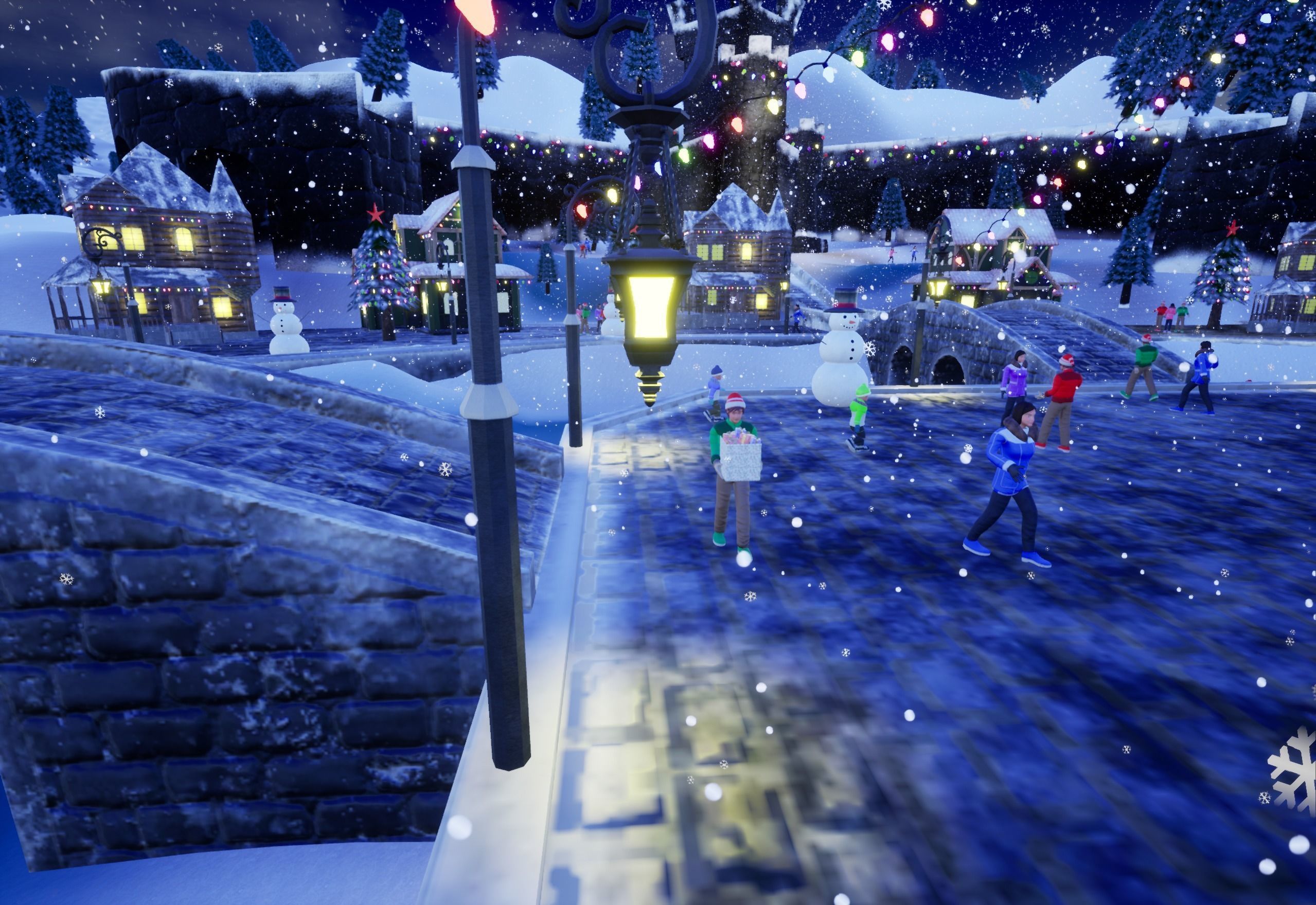 Christmas asset Pack Low-poly 3D model_3