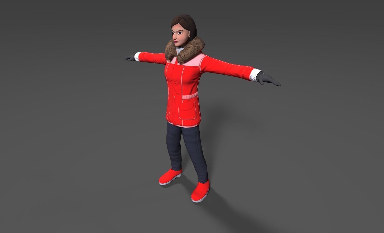 Christmas asset Pack Low-poly 3D model_27