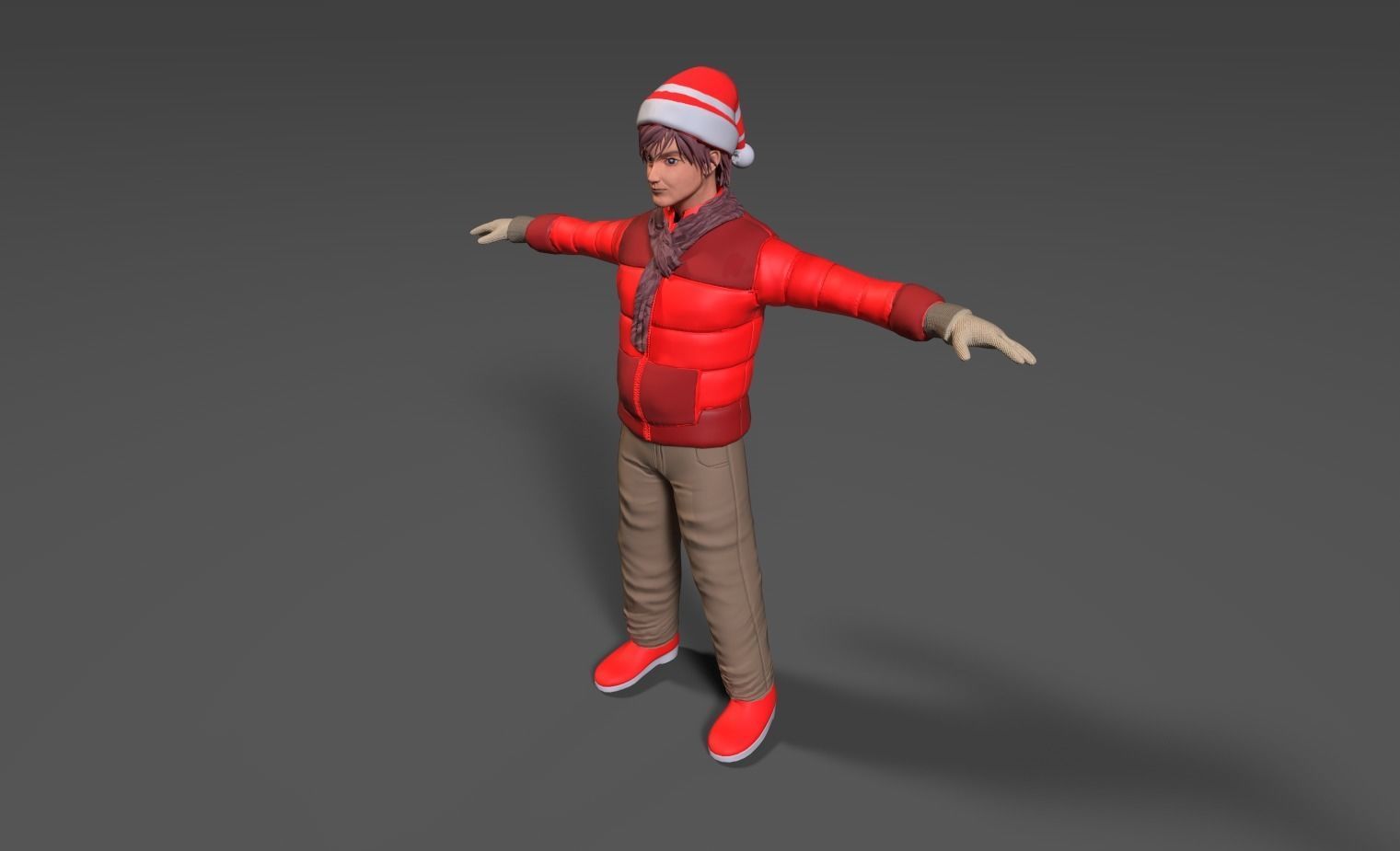 Christmas asset Pack Low-poly 3D model_19