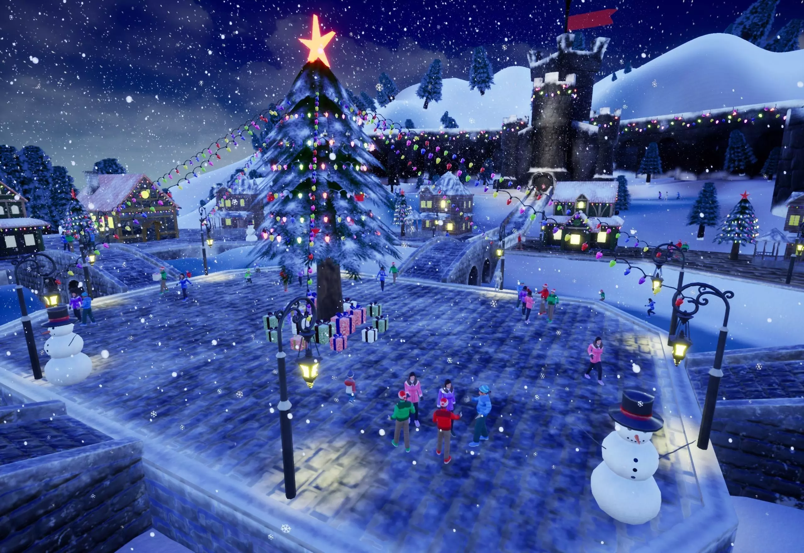 Christmas asset Pack Low-poly 3D model_0