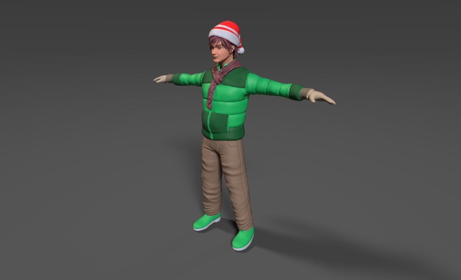 Christmas asset Pack Low-poly 3D model_20