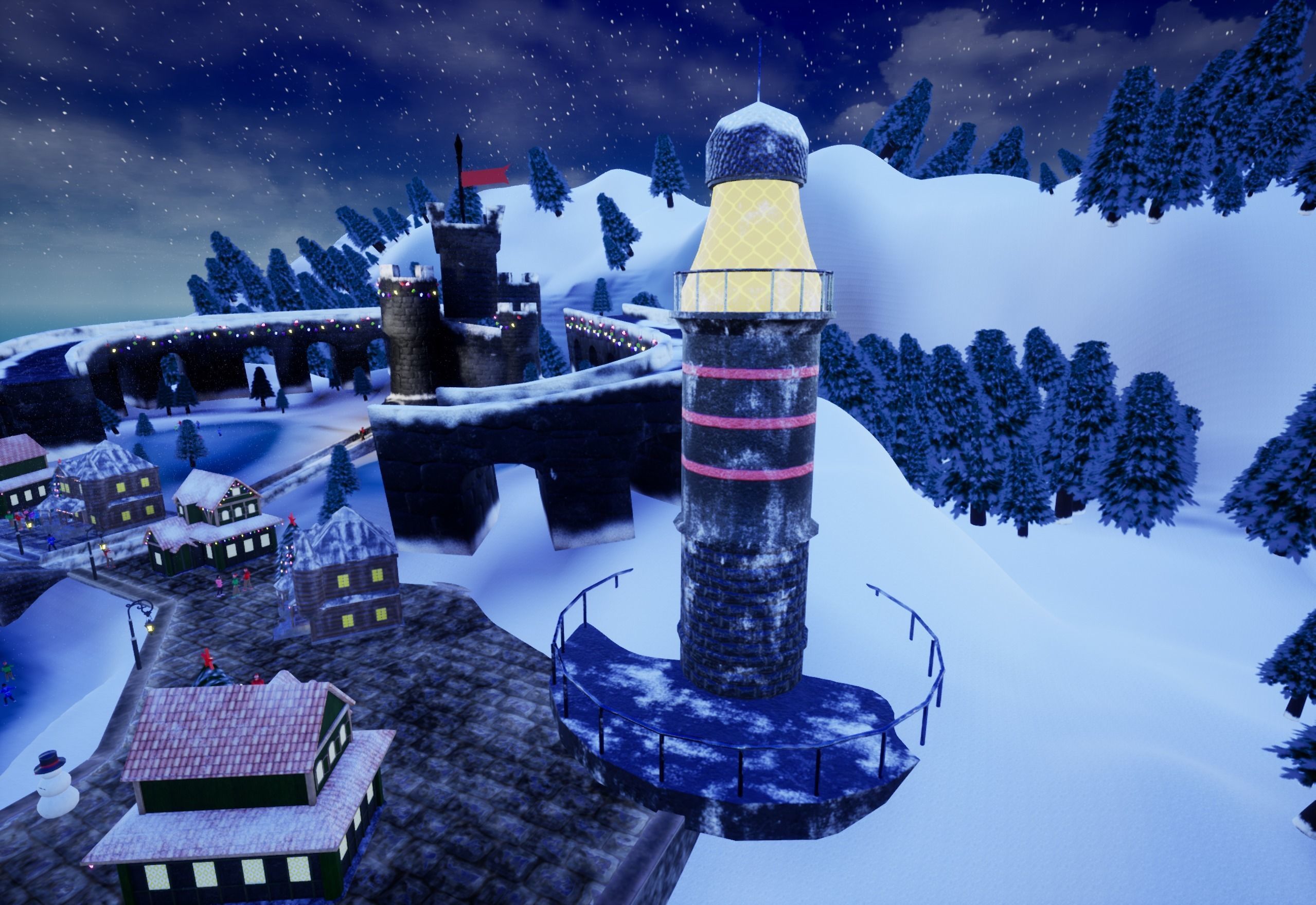 Christmas asset Pack Low-poly 3D model_11