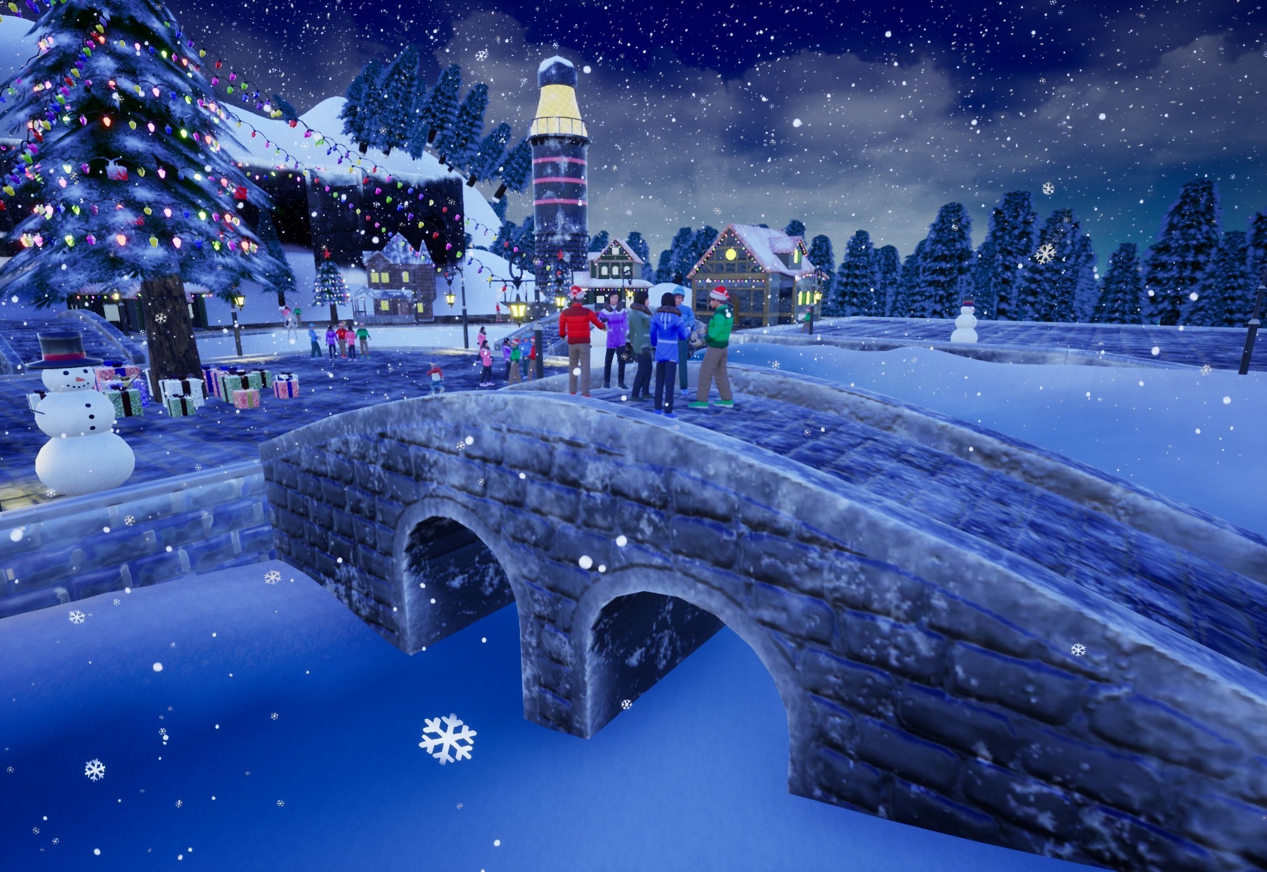 Christmas asset Pack Low-poly 3D model_2