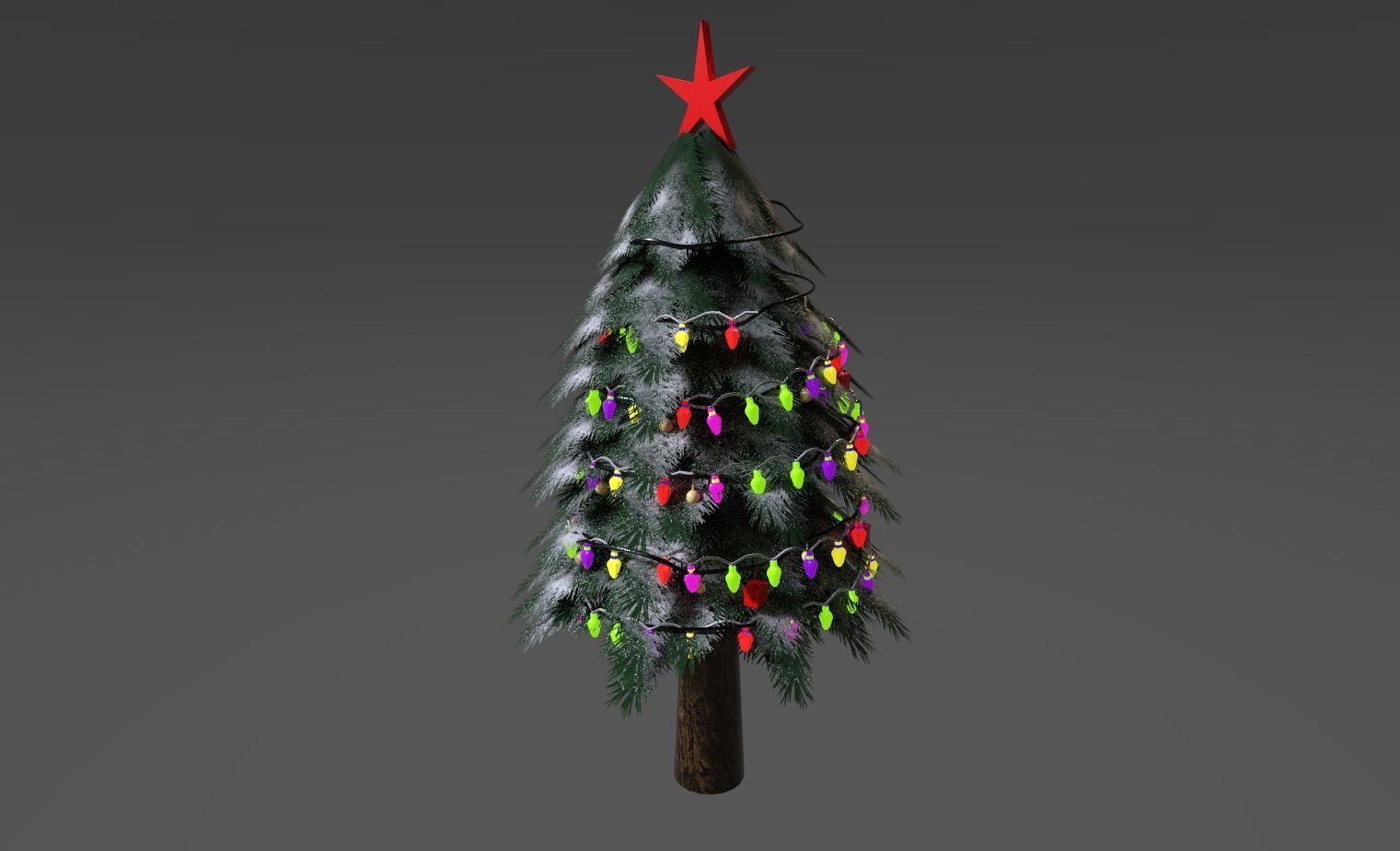 Christmas asset Pack Low-poly 3D model_17