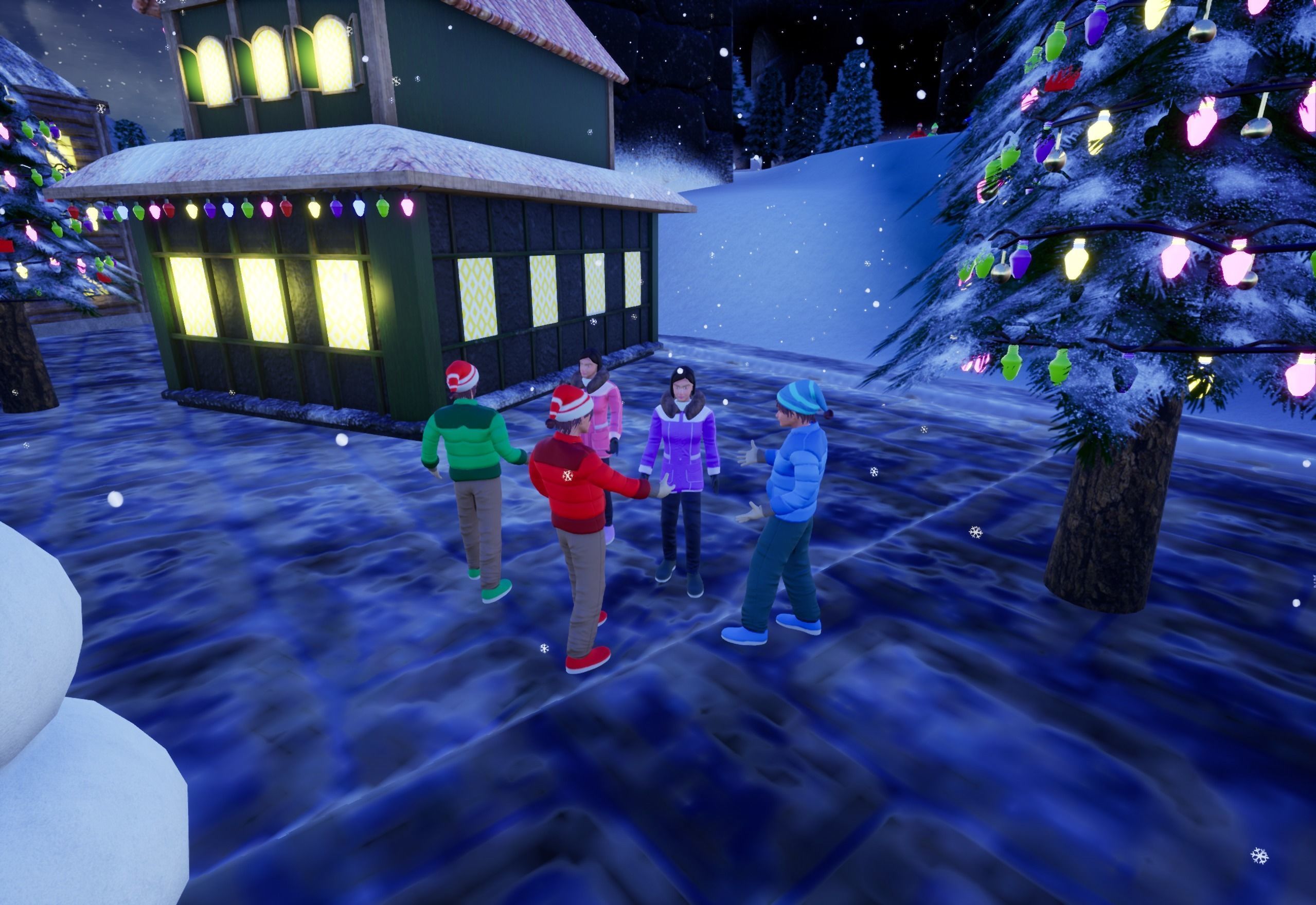 Christmas asset Pack Low-poly 3D model_8