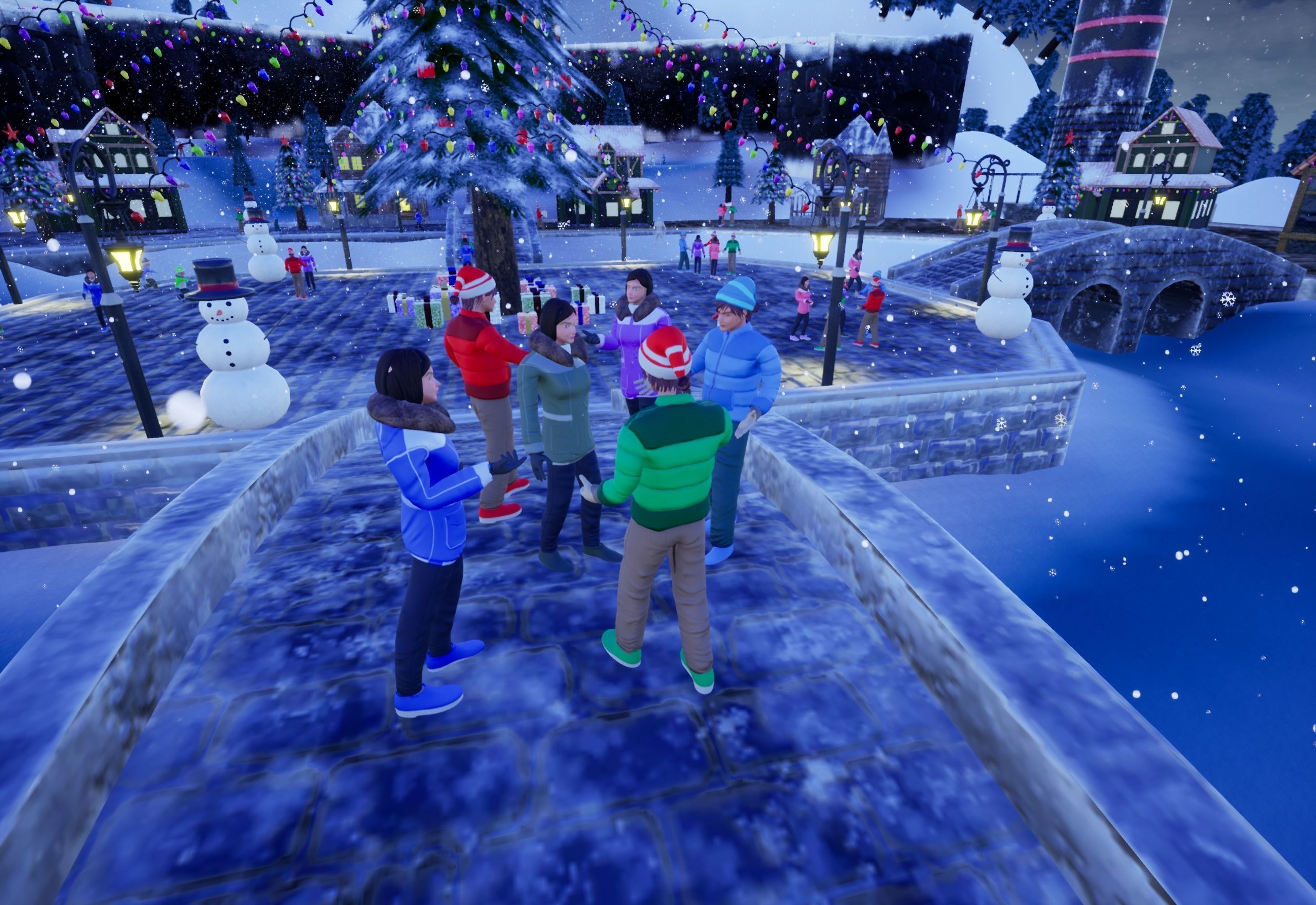 Christmas asset Pack Low-poly 3D model_6