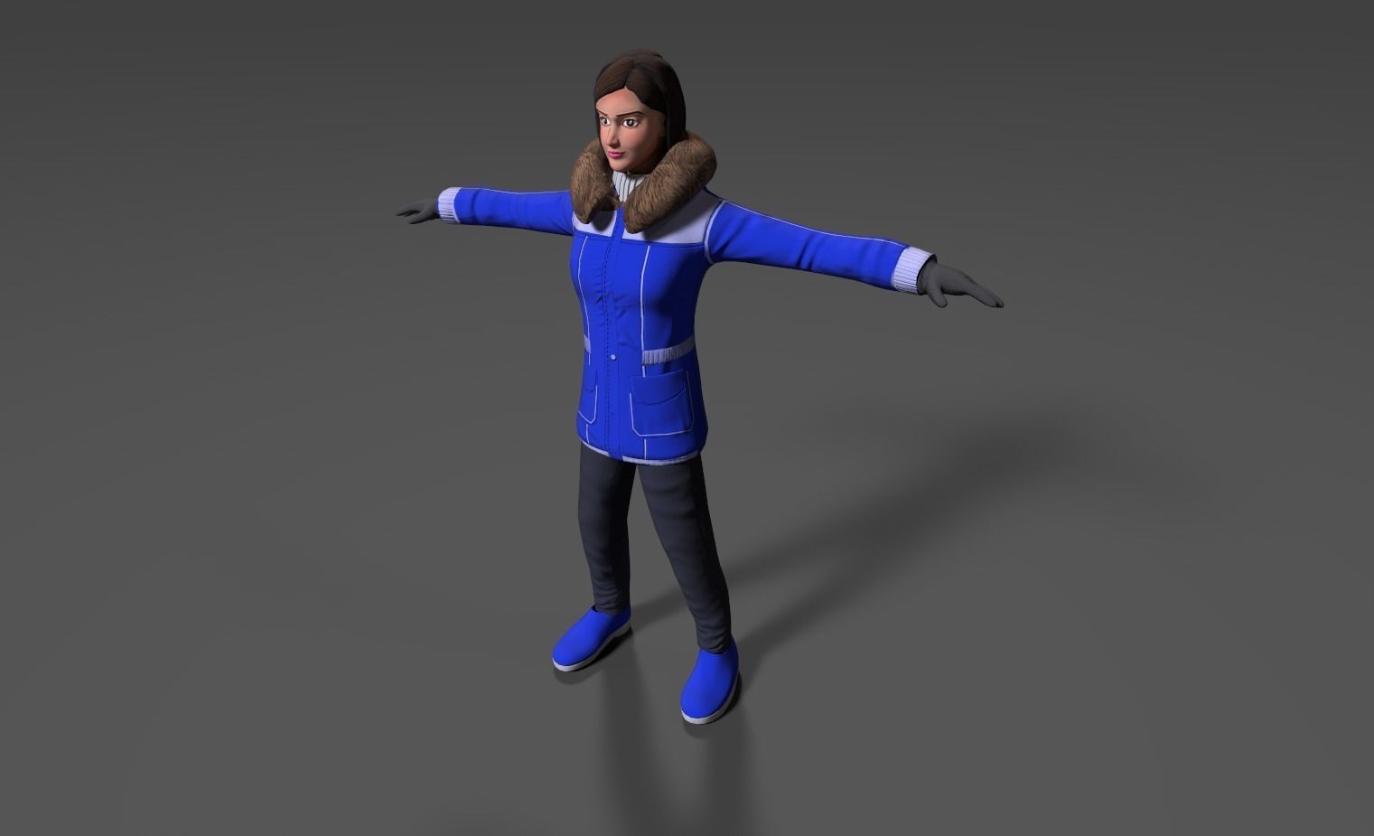 Christmas asset Pack Low-poly 3D model_28