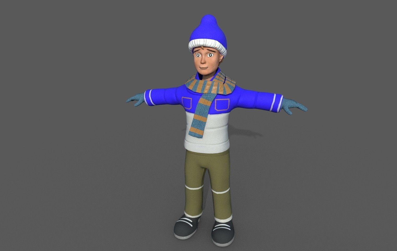 Christmas asset Pack Low-poly 3D model_23