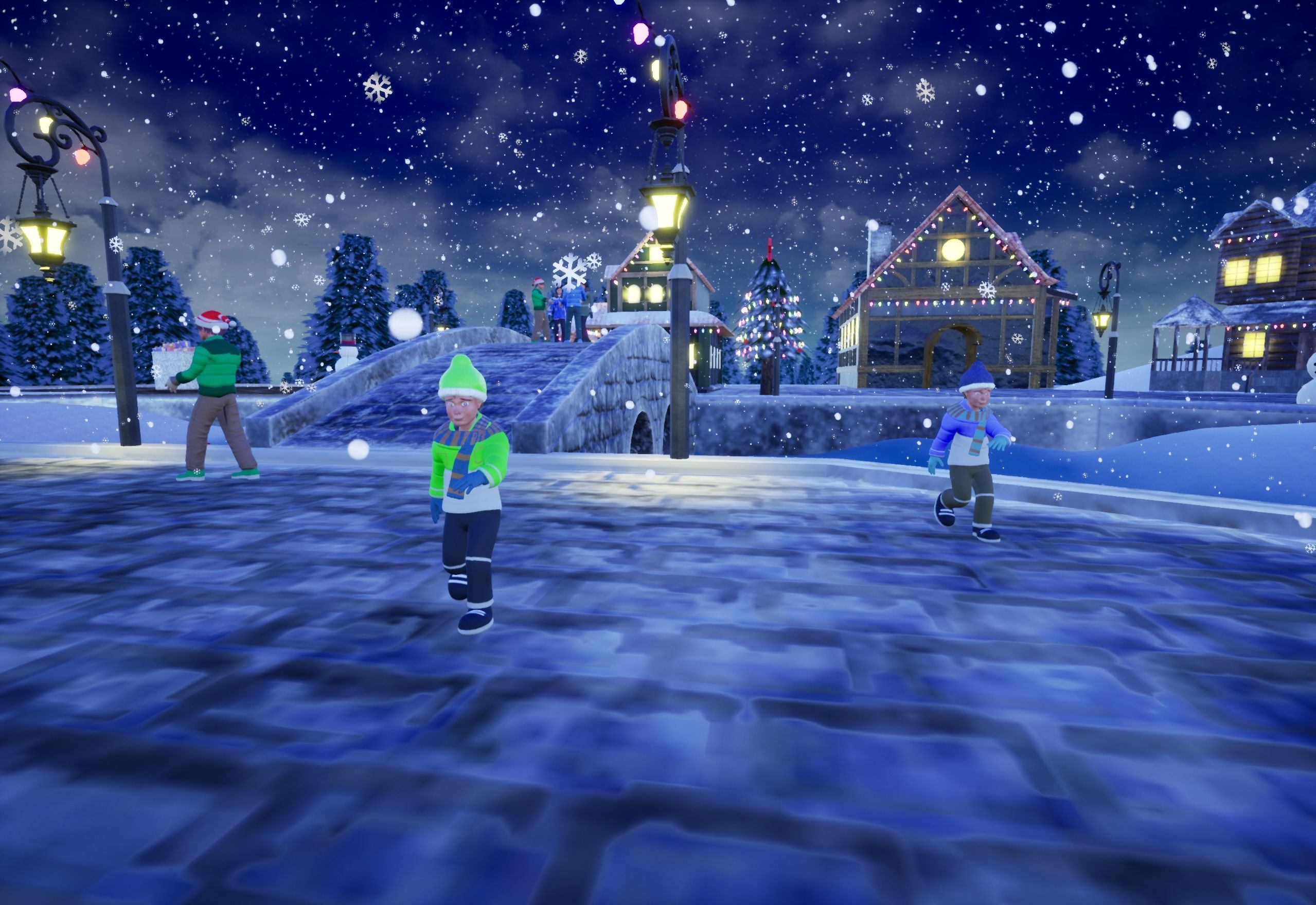 Christmas asset Pack Low-poly 3D model_5