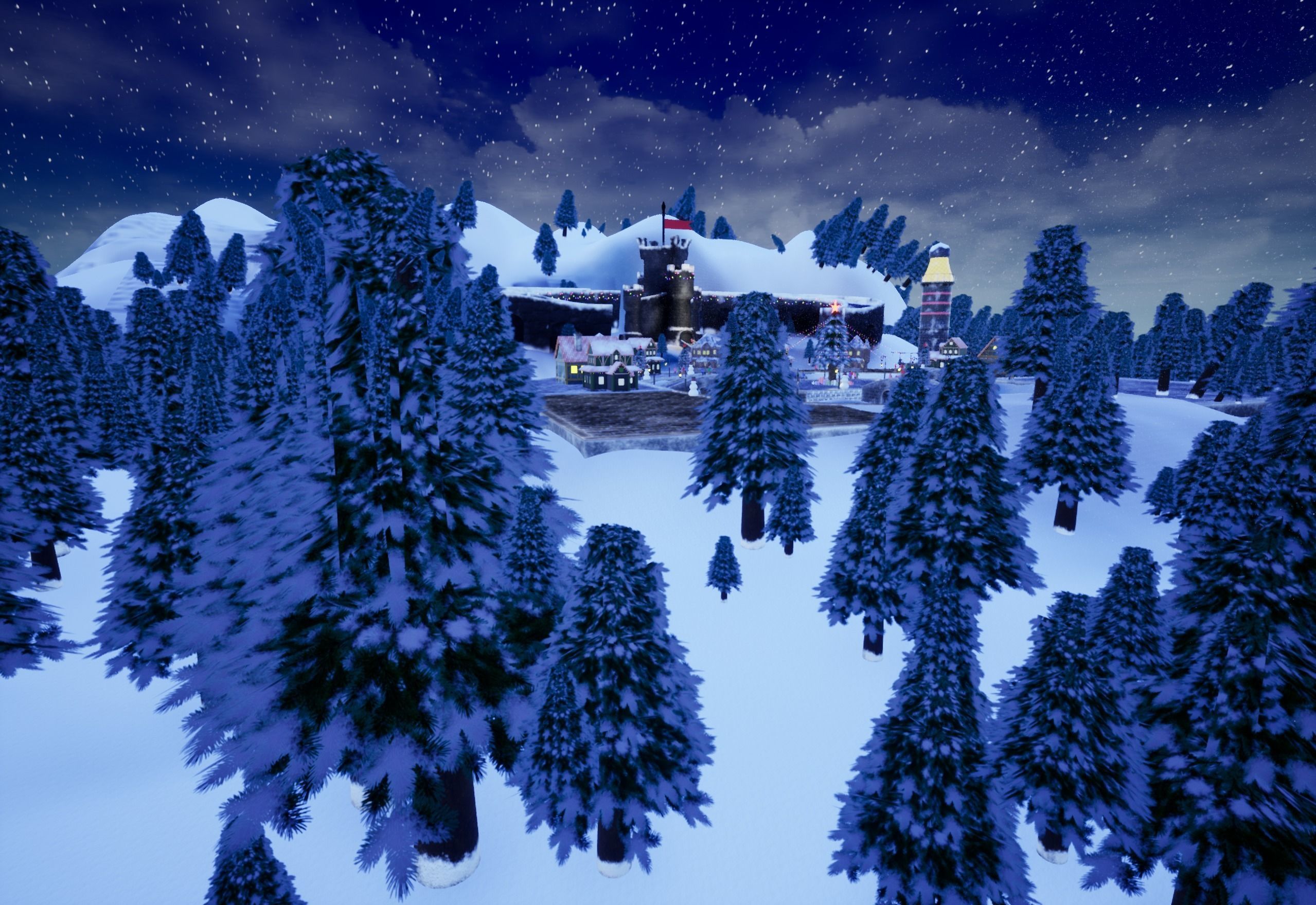 Christmas asset Pack Low-poly 3D model_12