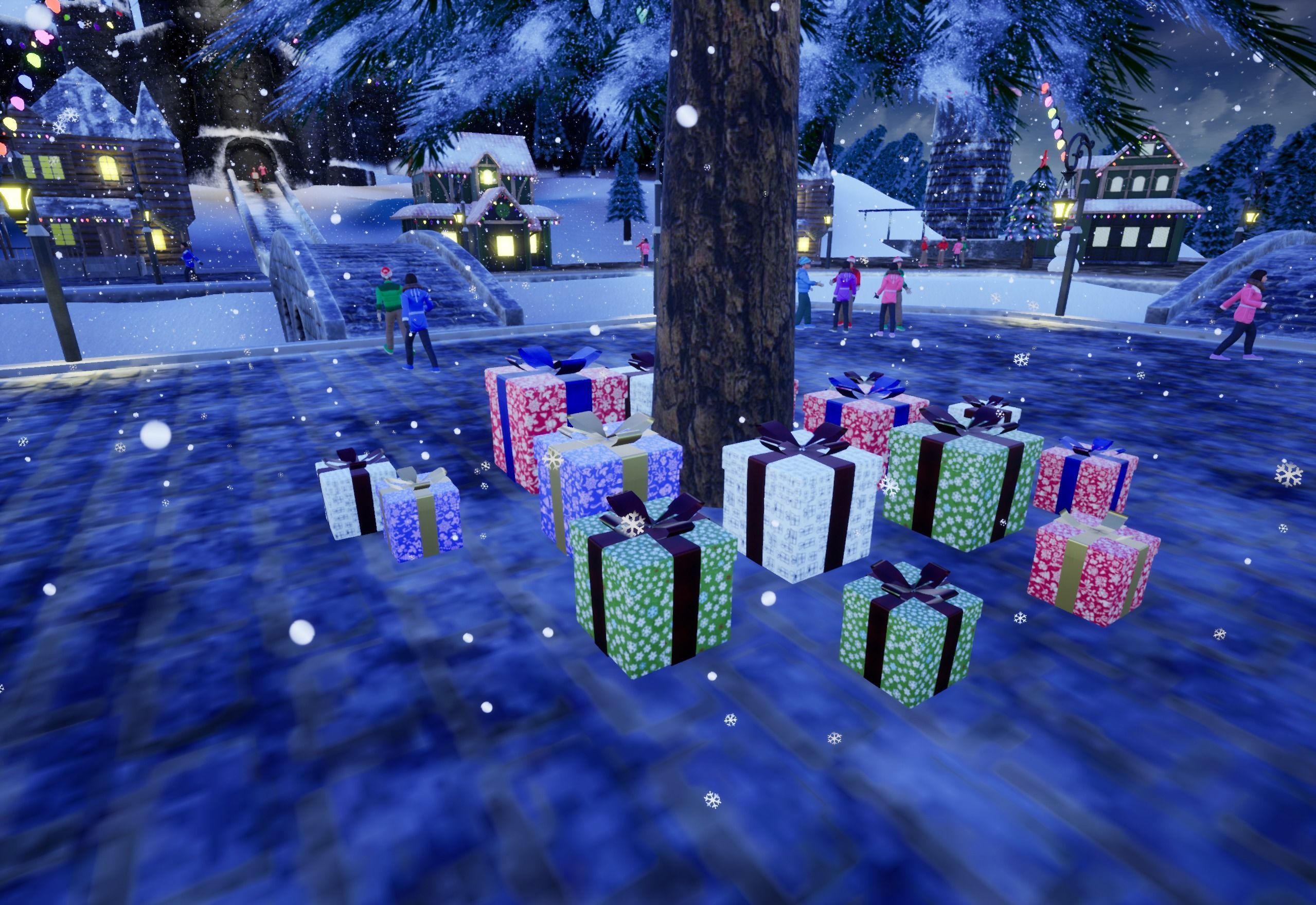 Christmas asset Pack Low-poly 3D model_10