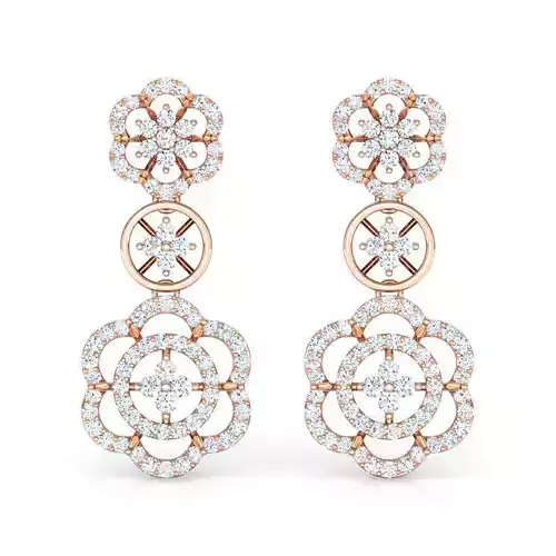 Floweret Drop Earring