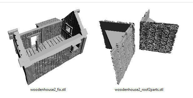 Middle age buildings SET -STL Files- 3D print model_10