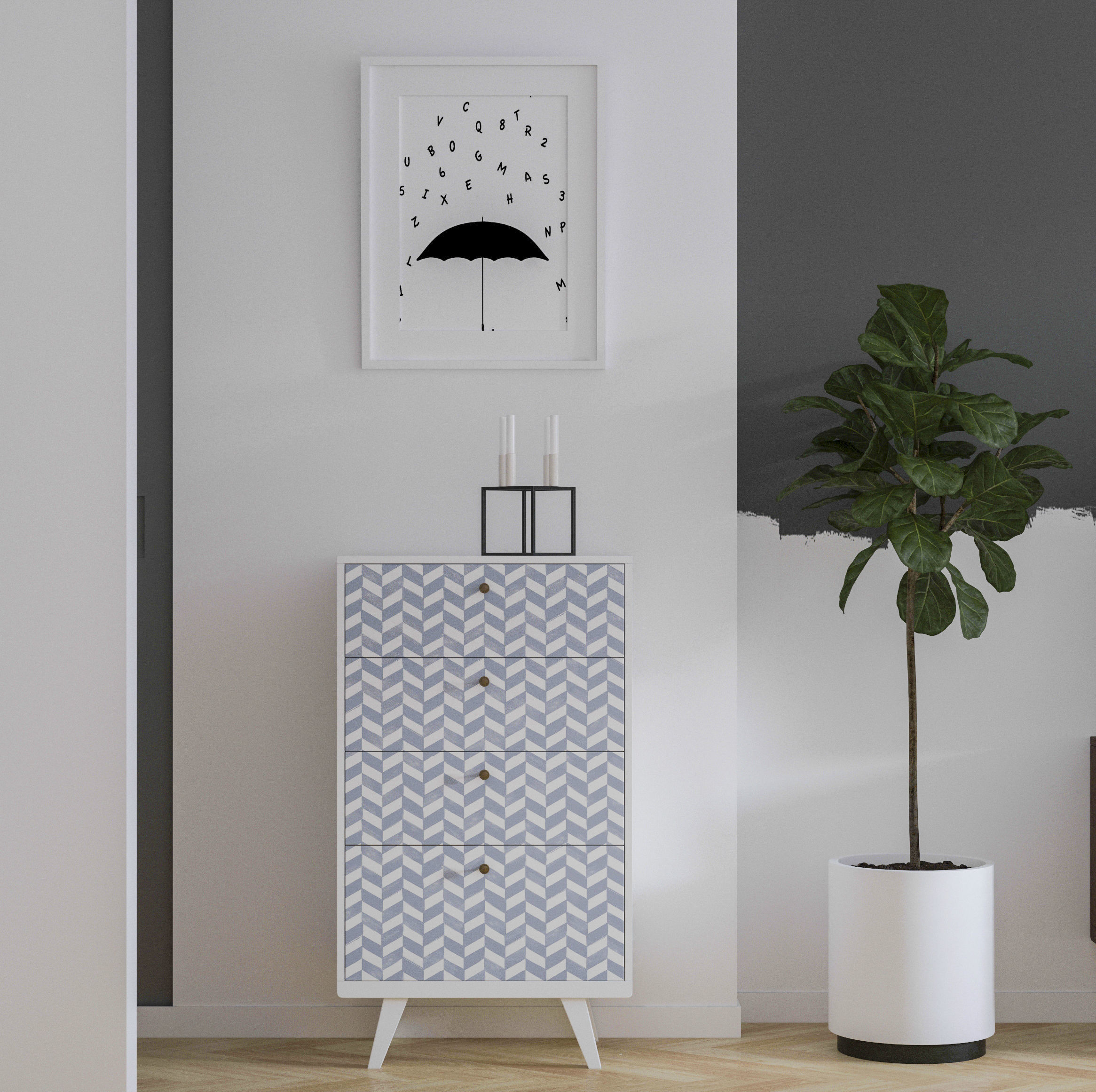 Scandinavian house 3D model_6